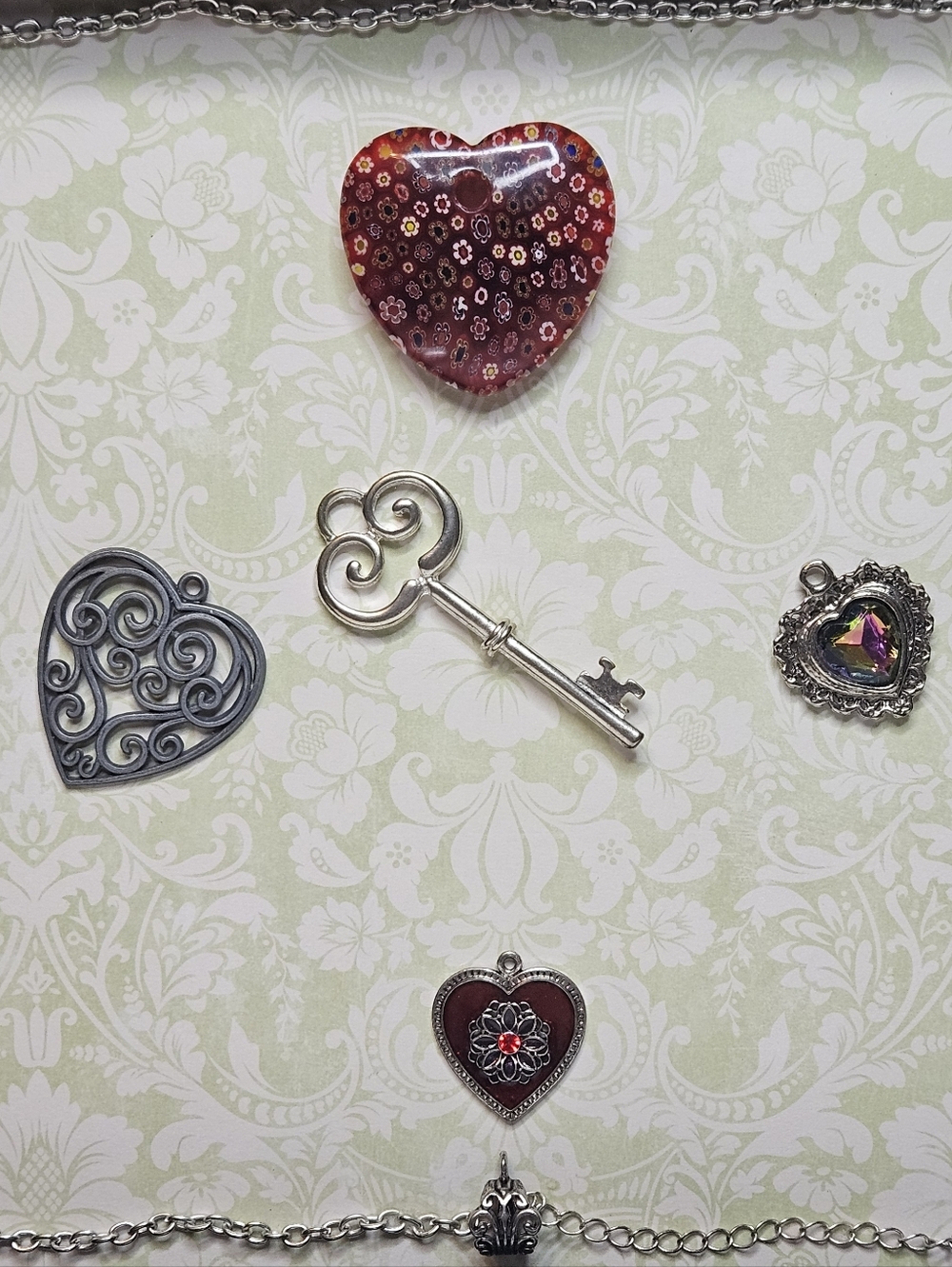 "Key To My Heart" Shadow Box Handcrafted - Picture 4 of 8